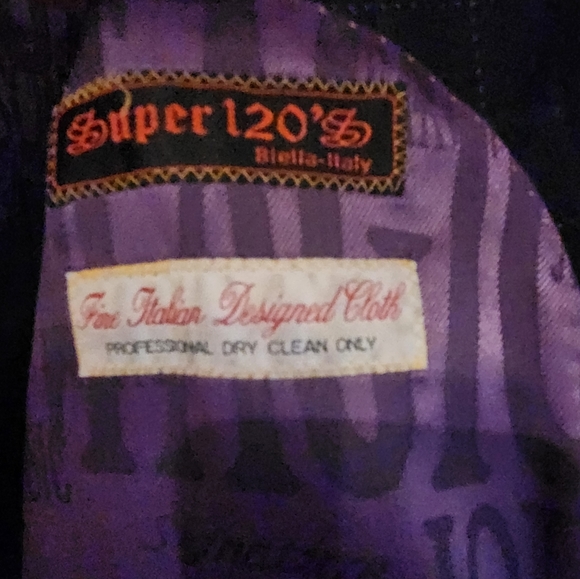 Magic Johnson Grey and Purple Sportscoat Sz 44L - Picture 6 of 7